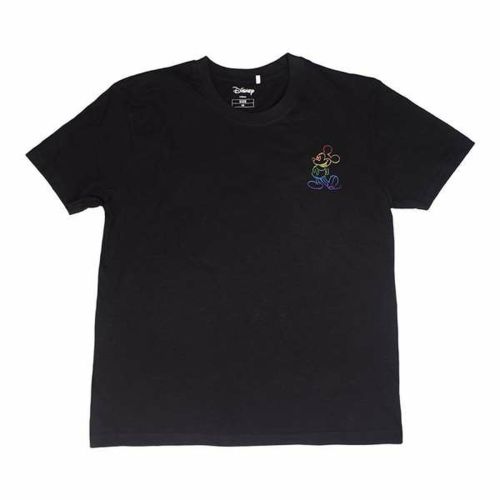 Camiseta de Manga Corta Hombre Disney Negro