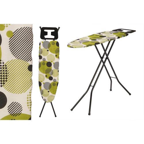 Tabla de Planchar Kipit 18358 – CB-218 Negro Verde Metal Tela (4 Unidades)