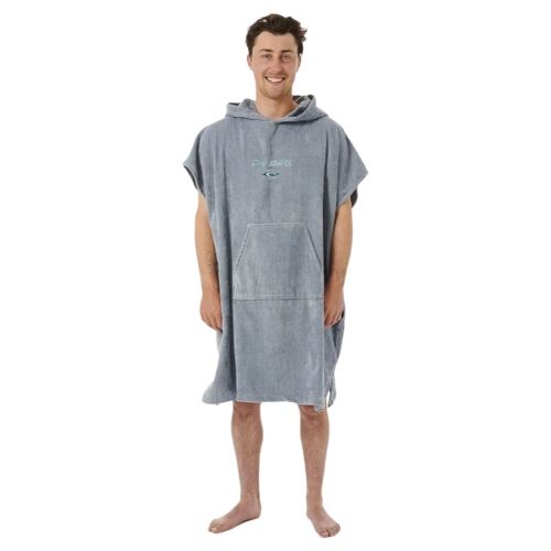 Poncho-Toalla con Capucha Rip Curl Logo Azul