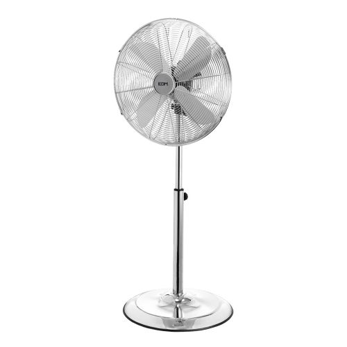 Ventilador de Pie EDM 33973 Plateado 60 W