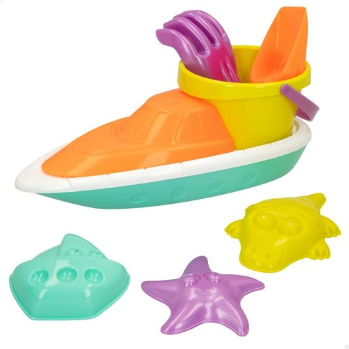 Set de Juguetes de Playa Colorbaby 7 Piezas Barco Polipropileno (24 Unidades)