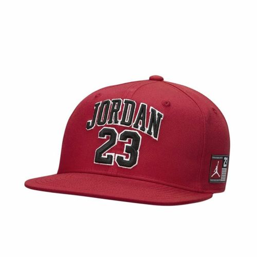 Gorra Infantil Jordan Jersey Flat brim Rojo (Talla única)
