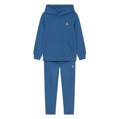 Conjunto Deportivo para Bebé Jordan Mj Essentials Flc Po Set Azul 2 Piezas