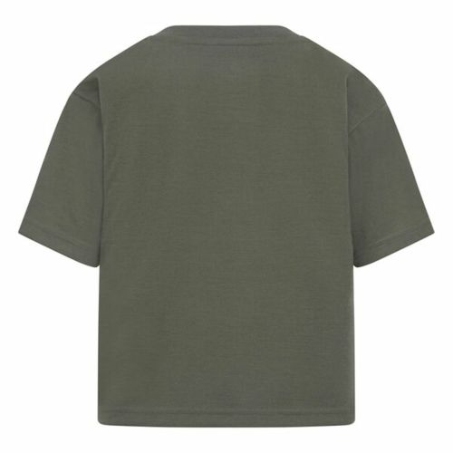 Camiseta de Manga Corta Infantil Converse Chuck Patch Boxy Oliva