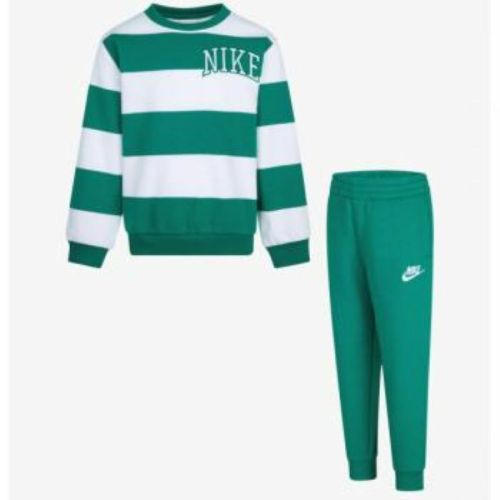 Conjunto de Ropa Nike N NSW CLUB SNL STRIPE CREW 86M256 Verde