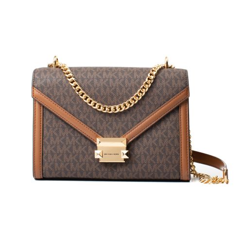 Bolso Bandolera Michael Kors Whitney Marrón 24 x 18 x 8 cm