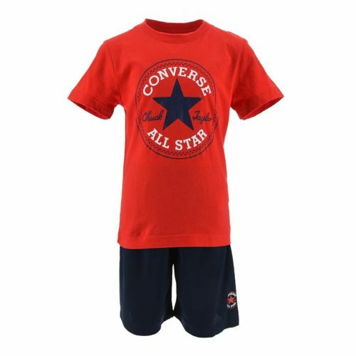 Conjunto Deportivo para Niños Converse Chuck Taylor Patch Rojo