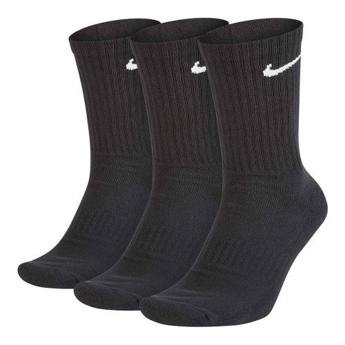 Calcetines Deportivos Nike  EVERYDAY CUSHIONED SX7664 Negro Nylon (3 pcs)