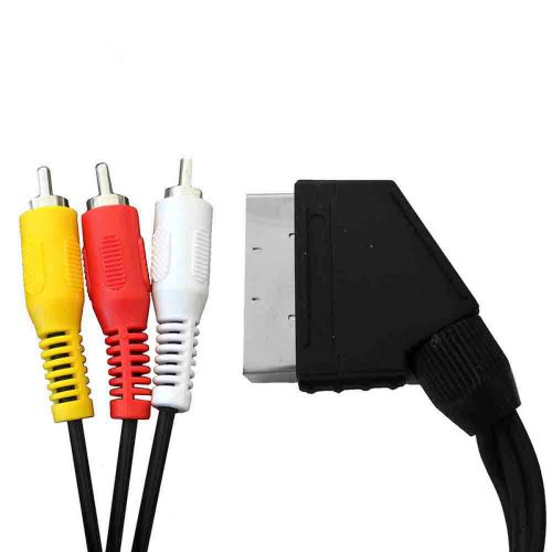 Cable 3 x RCA a Euroconector EDM 51223 Euroconector RCA