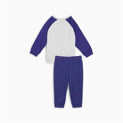 Chándal Infantil Puma Minicats Ess Raglan Jogger Fl Azul marino