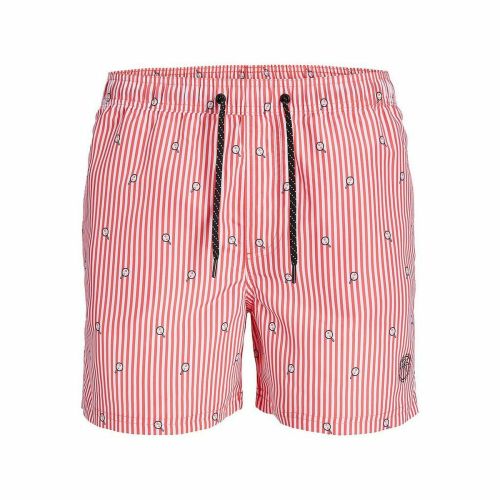 Bañador Hombre PSTFIJI JJSWIM MINI STRIPE LY  Jack & Jones 12227350 Rosa