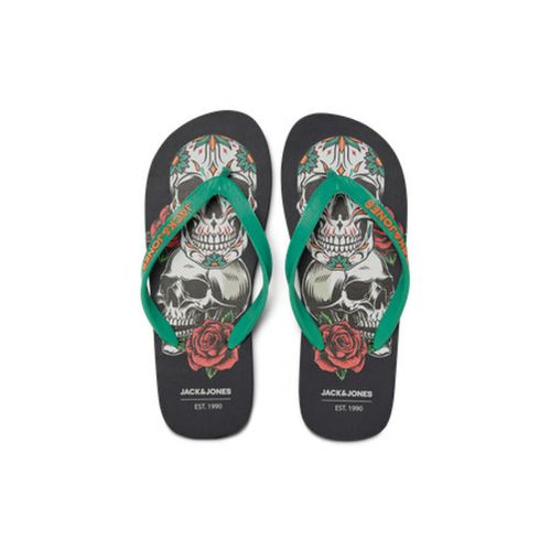 Chanclas para Hombre Jack & Jones JFWSKULLS FLIP FLOP 12280854 Negro
