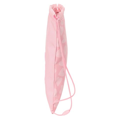 Bolsa Mochila con Cuerdas Safta Love Rosa (26 x 34 x 1 cm)