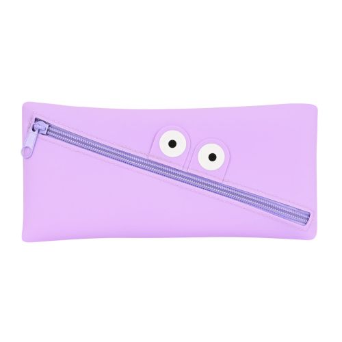 Estuche Escolar Safta   Cara 22 x 11 x 1 cm Lila