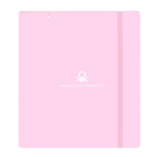Carpeta de anillas Benetton Unique Rosa Turquesa 27 X 32 X 4 cm