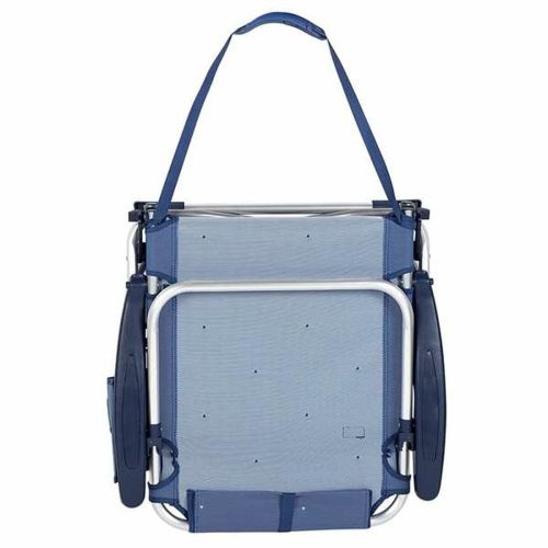 Silla de Playa Aktive Azul oscuro 51 x 45 x 76 cm Playa