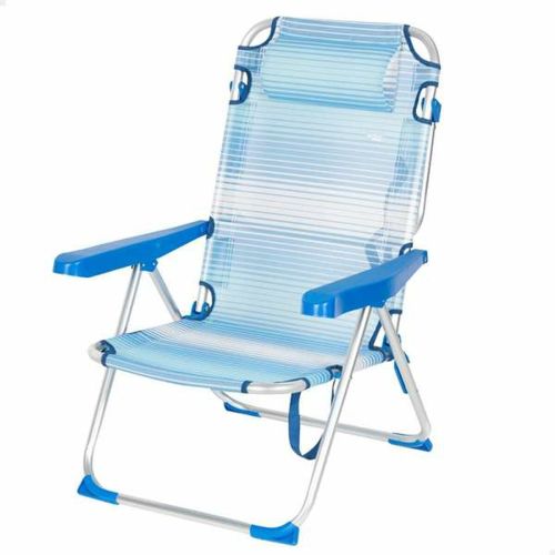 Silla Plegable Aktive 48 x 60 x 90 cm Celeste