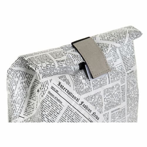 Bolsa Térmica DKD Home Decor Blanco Negro 20 x 10 x 28 cm Térmico