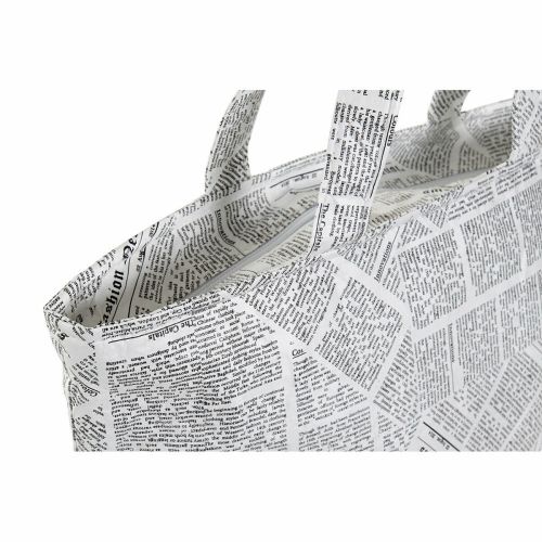 Bolsa Térmica DKD Home Decor Blanco Negro 23 x 14,5 x 20 cm Térmico