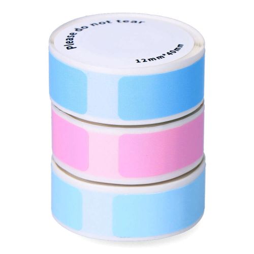 Rollo de Etiquetas EDM 07793 07796 Recambio Impresora Térmica Papel 3 Piezas