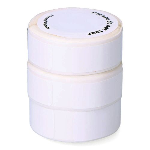 Rollo de Etiquetas EDM 07794 07796 Blanco Recambio Impresora Térmica Papel 3 Unidades