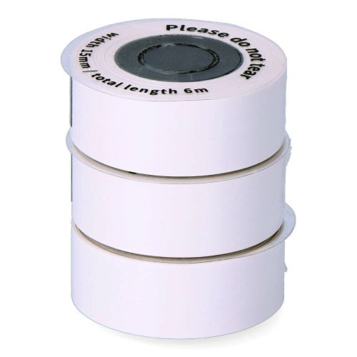 Papel para Imprimir EDM 07795 07796 Blanco Recambio Impresora Térmica 3 Unidades