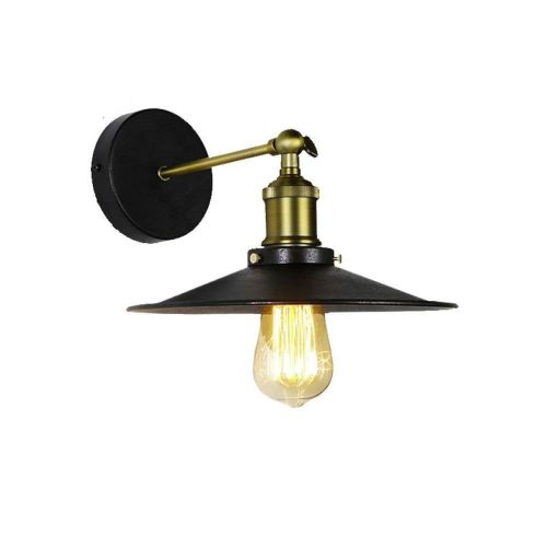 Aplique de Pared EDM 32100 32100 Negro Metal 60 W E27