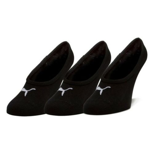 Calcetines Tobilleros Deportivos Puma FOOTIE (3 pares) Negro