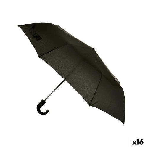 Paraguas Negro Metal Tela 100 x 100 x 62 cm (16 Unidades)